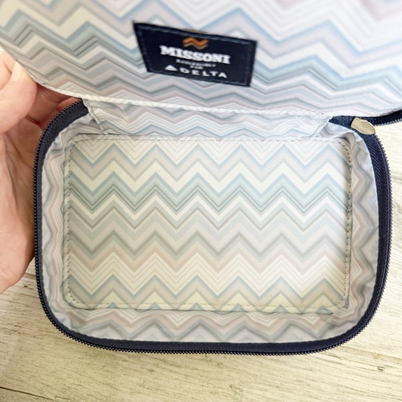 Missoni Navy Blue Toiletry Case - Picture 4 of 7